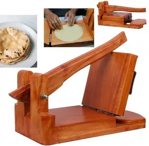 Wooden 10 Inch) Rolling Pin & Board Roti Maker